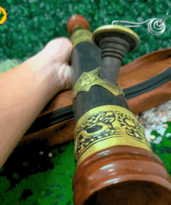 Điếu Cày Mini Họa Tiết Đồng Nổi - DCA16