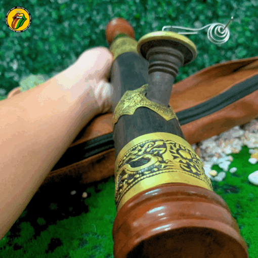 Điếu Cày Mini Họa Tiết Đồng Nổi - DCA16