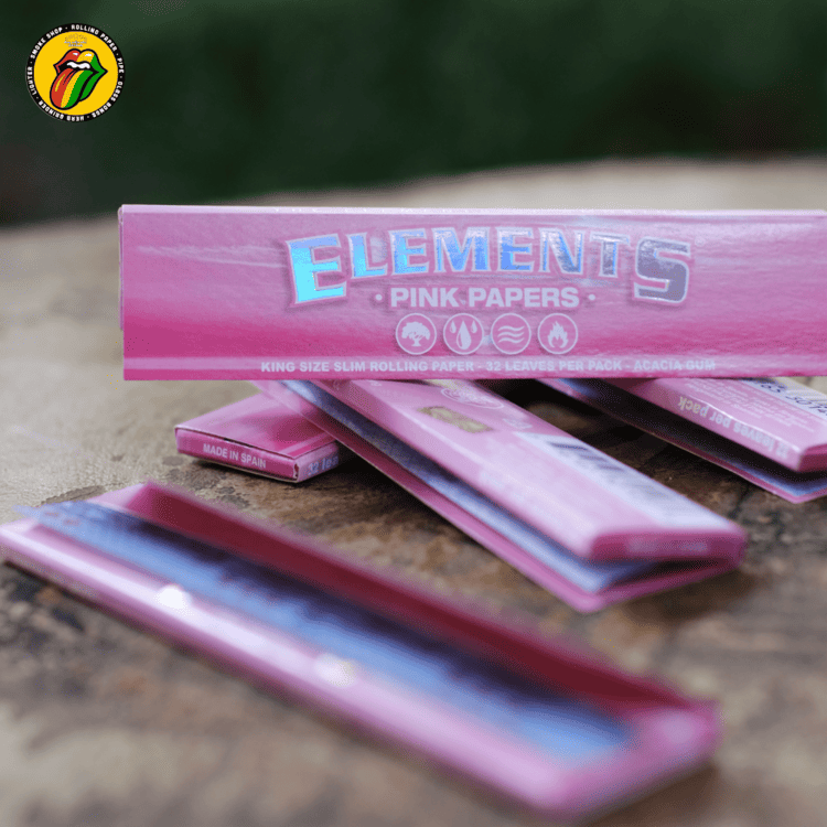 Giấy Cuốn Elements Pink Kingsize Slim - GC119