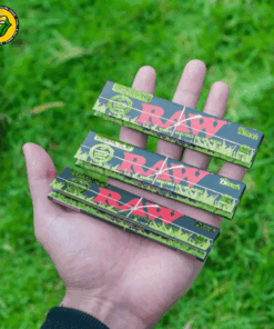 Giấy Cuốn RAW Black Organic Hemp Kingsize Slim - GC134