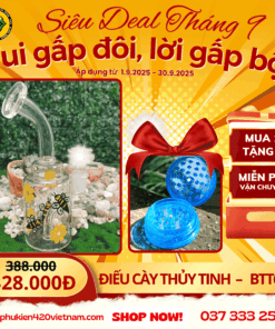 Điếu Cày Thủy Tinh Mili - BTT686
