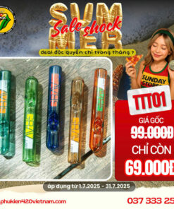 Tẩu Thủy Tinh Ống Thẳng Grav - TTT01