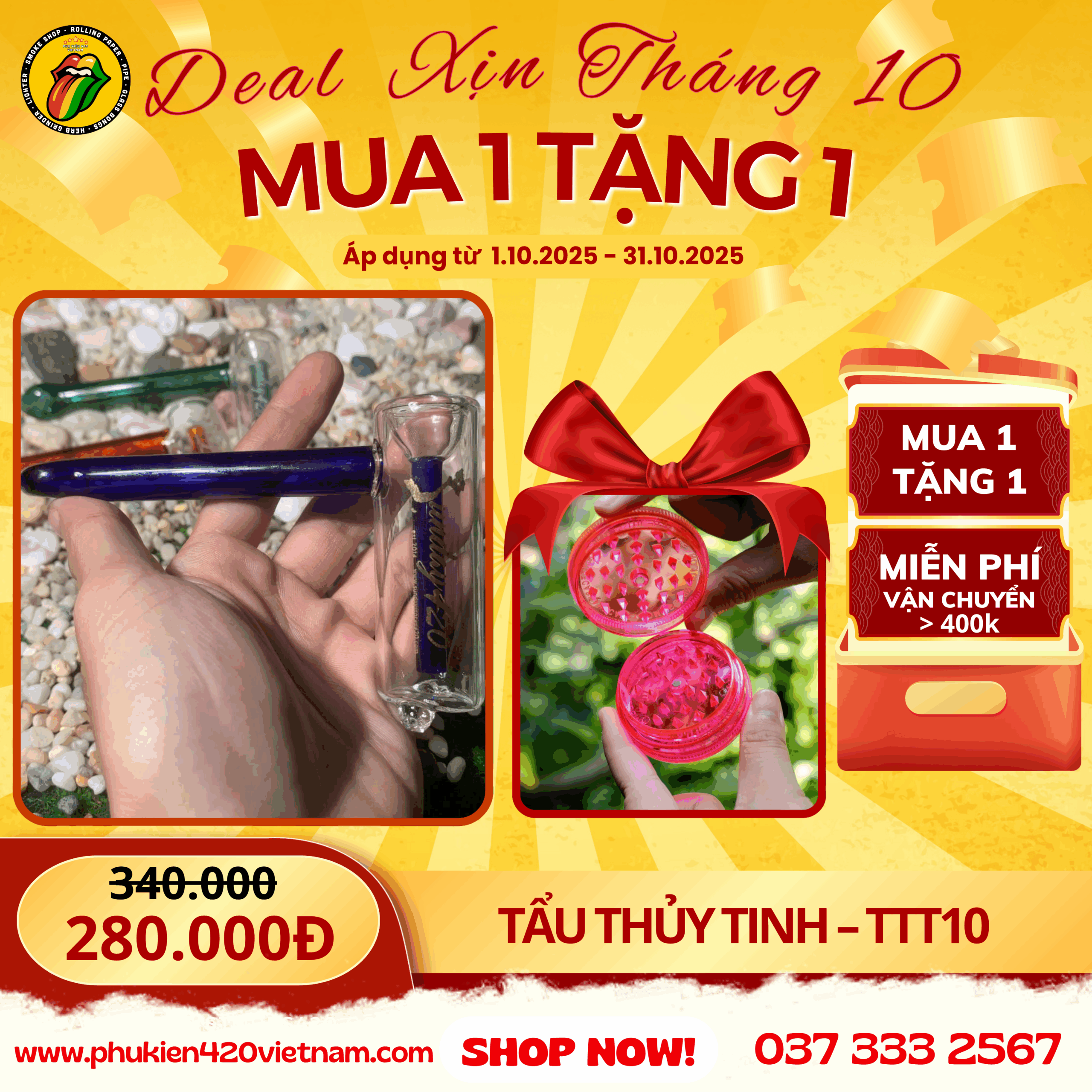 Tẩu Lọc Nước Classic - TTT10