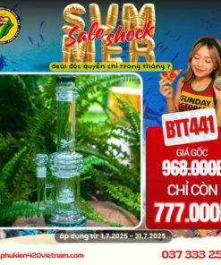 Điếu Cày Thủy Tinh Lọc Âm - BTT441