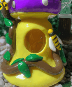 Điếu Cày Thủy Tinh Purple Shroom - BTT725