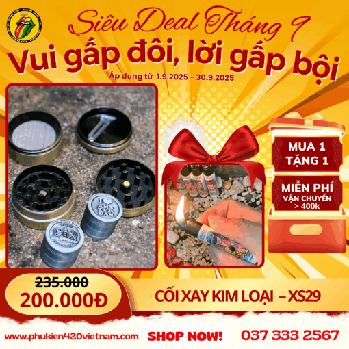 Cối Xay Kim Loại Đa Mẫu - XS29