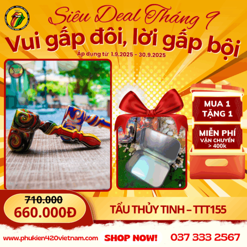 Tẩu Khô Hoa Văn Cổ Điển - TTT155
