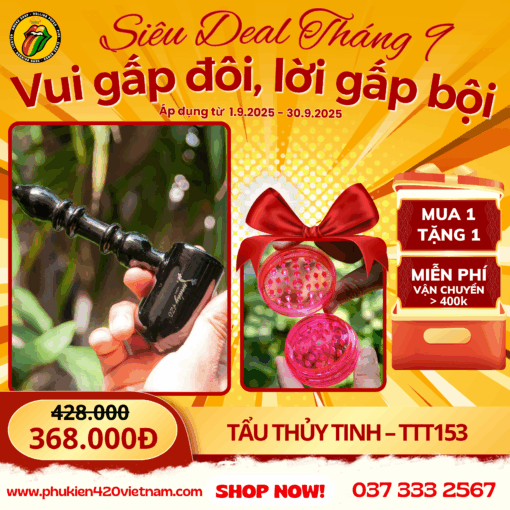 Tẩu Thủy Tinh Gasby - TTT153