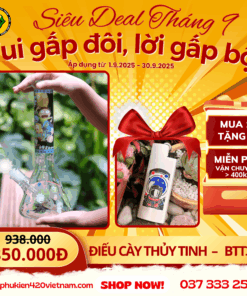 Điếu Cày Thủy Tinh Vivid - BTT368